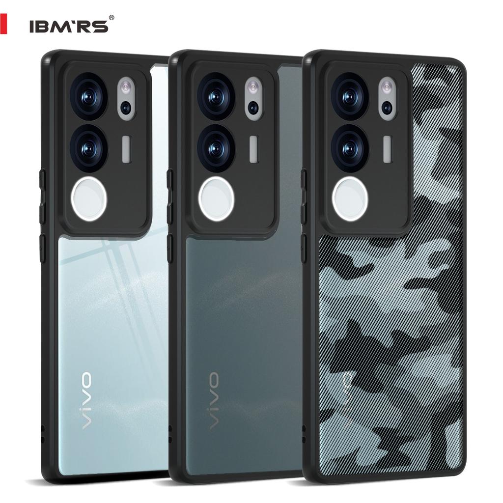 (Comes with wrist strap)IBMRS for Vivo S17 Case, Military-Grade Protection, Yellowing Resistant, Scratch-Resistant Back,Classic Series, Clear camo