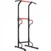 Steel Multi-Use Exercise Power Tower Pull Up Station Adjustable Height W/ Grips