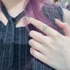 Elegant Winter Floral Women's Ring – Simple, Versatile, Non-Fading Index Finger Accessory
