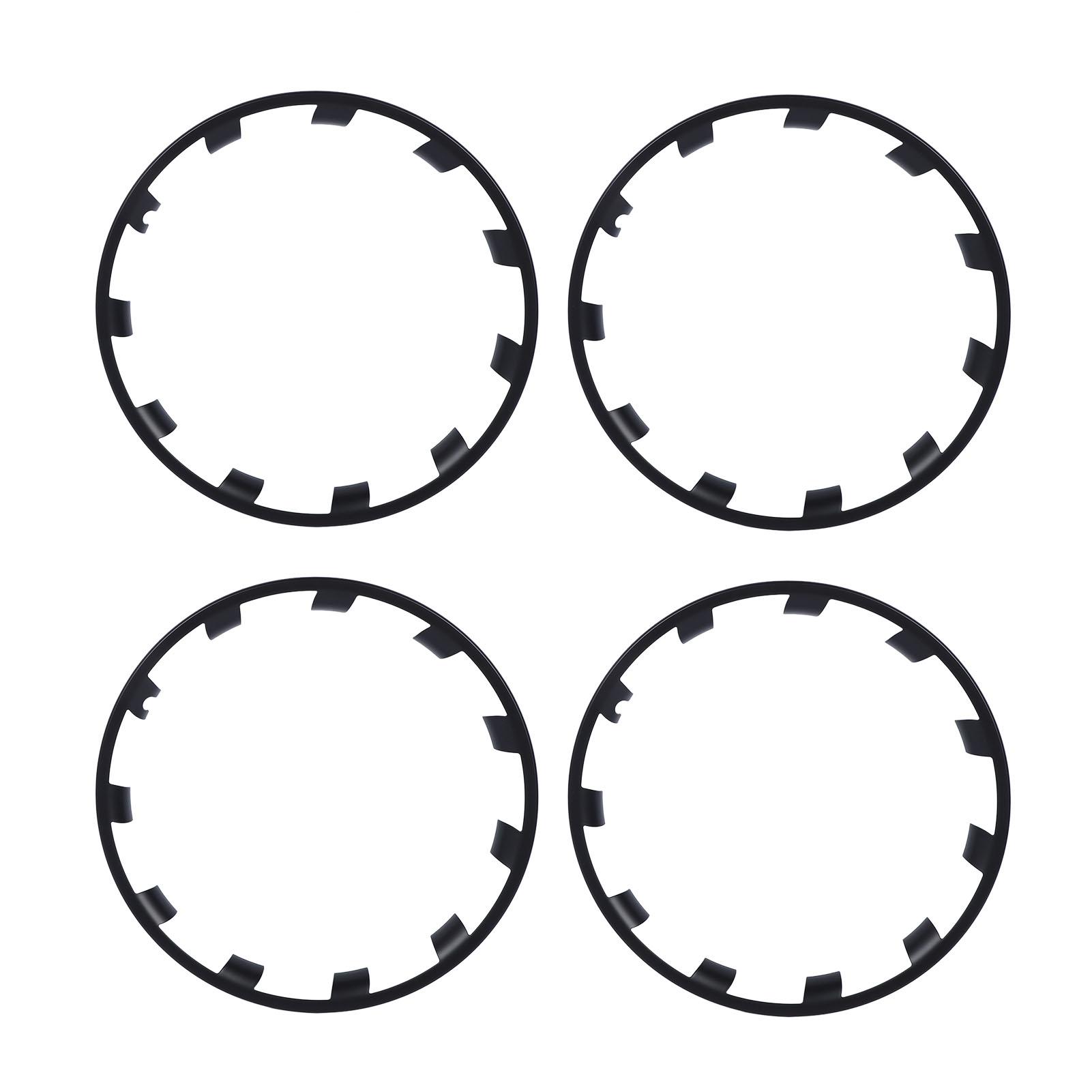 

4 шт. Декоративная защита обода колеса Precise Fit Замена для 21 дюйма 2021-202 Dark Grey