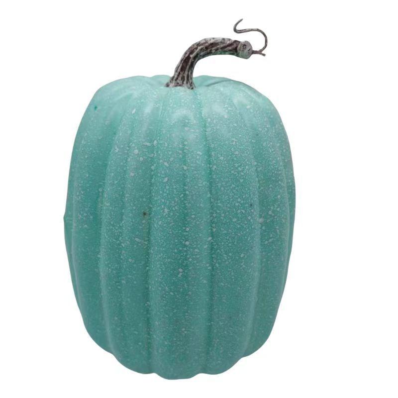 

1pcs Halloween Foam Pumpkin Decor Christmas Harvest Festival Decorations Realistic Fake Pumpkin Prop Halloween Decoration зелёный