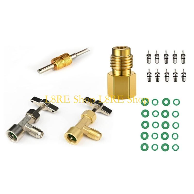 L8RE Car Air Conditioning R134a AC Self-Piercing Can Tap Bottle Opener Adapter China Mainland