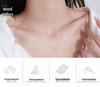 Sterling Silver Ginkgo Leaf Necklace - Women's Luxury Choker with Leaf Pendant.