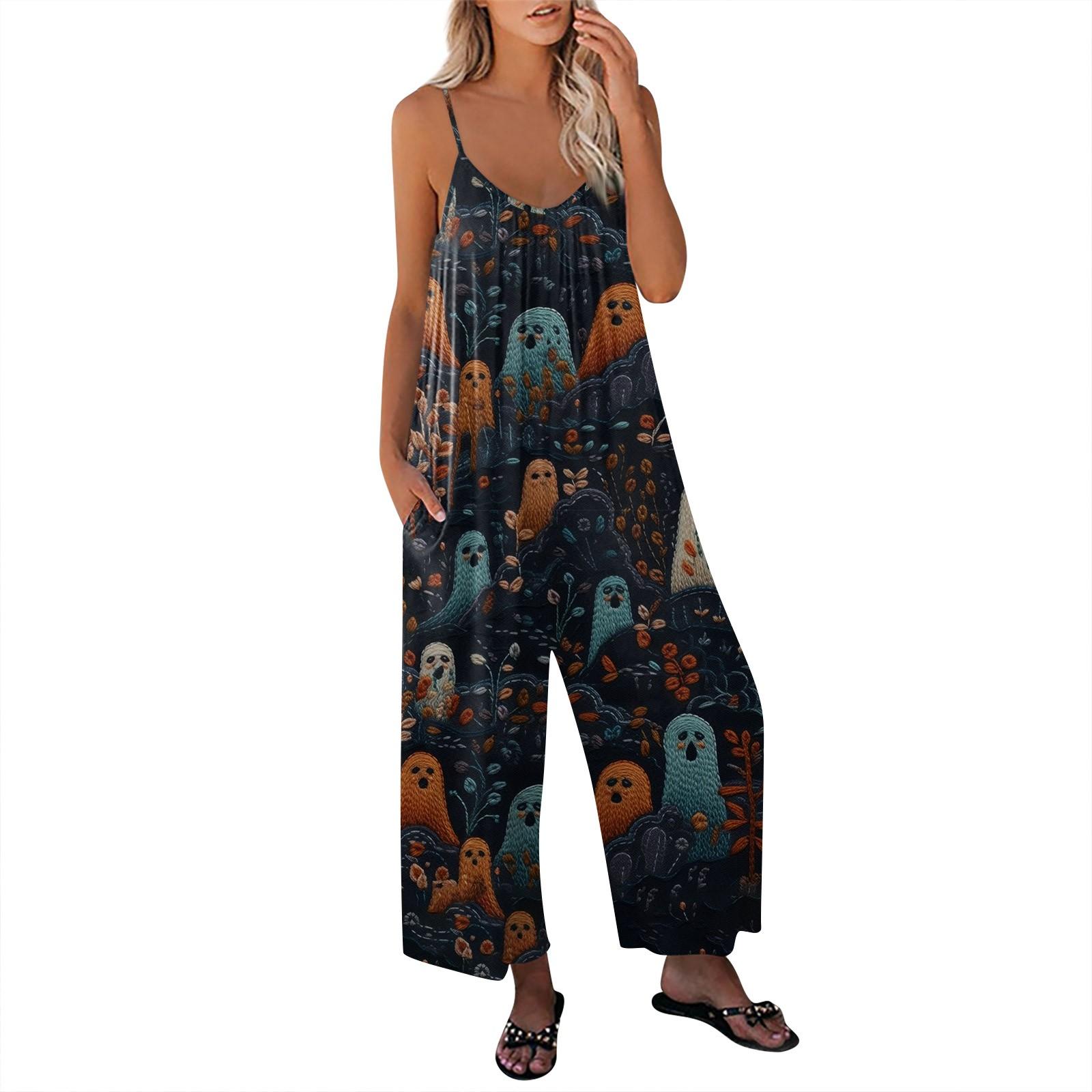 Женский комбинезон с принтом — фото 3