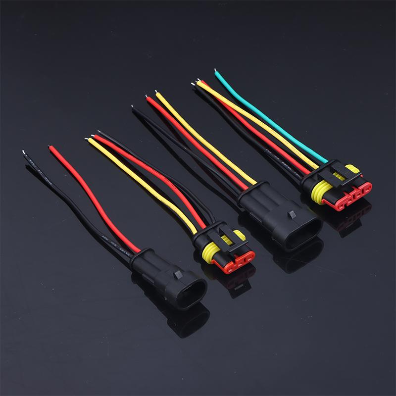 1/2/3/4/5/6 Pin Way Electrical Wire Connector, 18Awg Male Female Plug Socket, Quick Disconnect Wire Connectors For Car, Truck