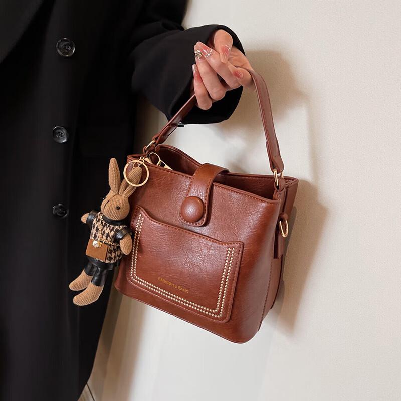 C.LI Retro Eimer-Schultertasche