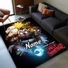 Benutzerdefinierter Name Five Nights Horror-Thema Teppich Spielteppich, Fußmatte für Schlafzimmer Wohnzimmer Eingangsbereich Teppich, Hausdeko Idee Geschenk für Weihnachten Geburtstag