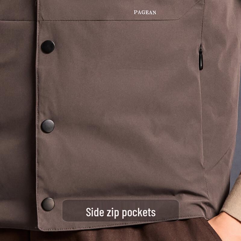 Antonio Men's V-Neck 90% Down Vest