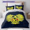 Club America Pattern Bedding,Quilt Set Quilt Cover Pillowcase Home Birthday Gift(1 * duvet cover + 2 * pillowcase, without core)