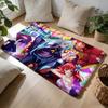 No Game No Life Anime Floor Mat Soft Flannel Absorbent Mat Non-Slip Rug Home Bedroom Bathroom