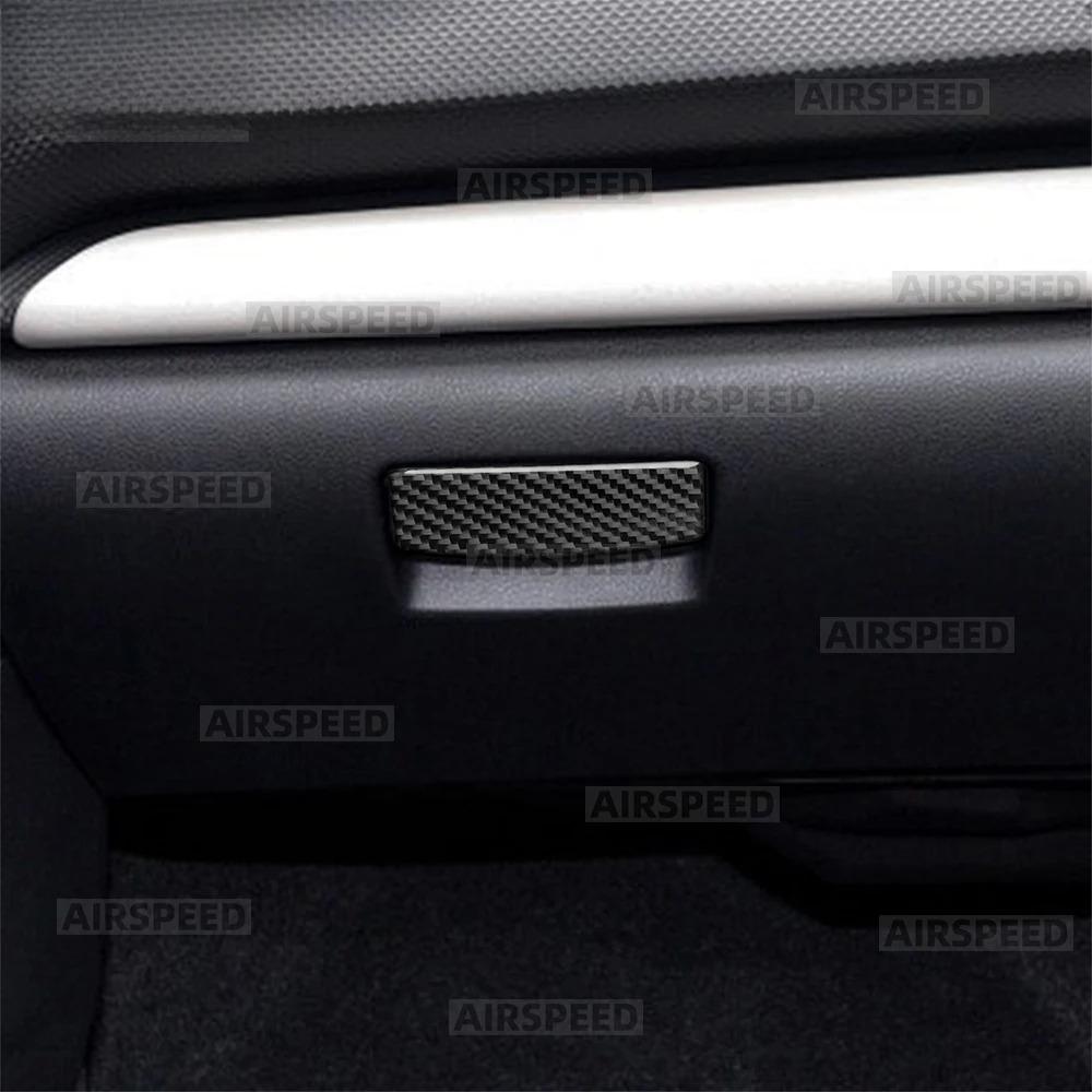 Carbon Fiber Interior Sticker for Subaru Forester 2019-2024 LHD RHD Passenger Box Switch Trim Cover