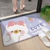 Cartoon Cute Door Mat Toilet Bathroom Door Absorbent Non-slip Foot Mat Door Mat Bedroom Entry Carpet