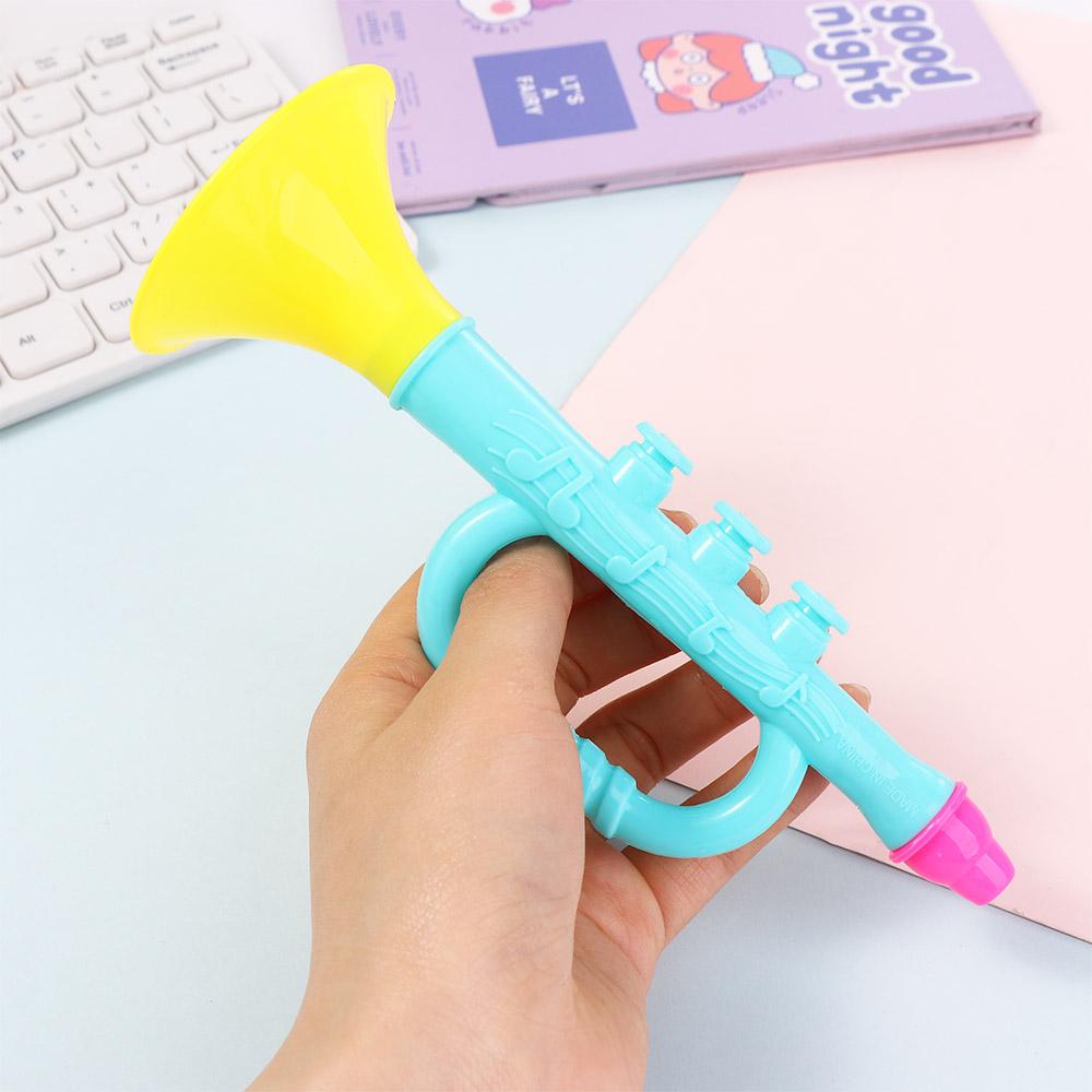 Kids Toy Children Best Gift 17CM Kids Trumpet Plastic Trumpet Baby Music Toys Baby Horn Toy
