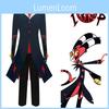 Polyester Blend Fabric Hell Boss Cosplay Suit Halloween Performance Costume