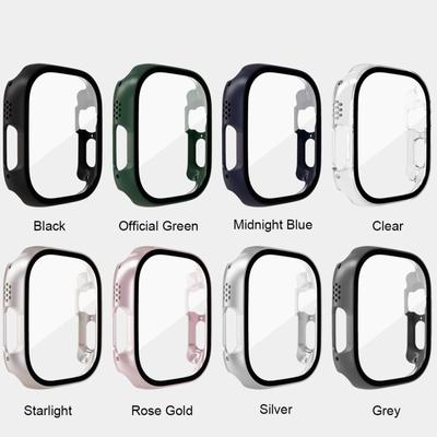 Couvercle de montre anti-rayures, étui de protection, cadre creux, protecteur d'écran Compatible pour Iwatch Ultra