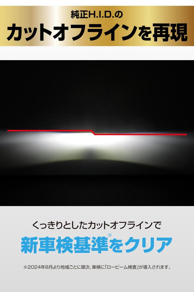 Carmate BW904 GIGA HID D4S LED Head Bulb D10 Series, 6000K, Japanese Design, 3 Years Warranty, With Pong