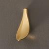 Golden Leaf Design Drawer Pull Handle Loquat Leaf Shape Wardrobe Knob Handle  Cabinet Door