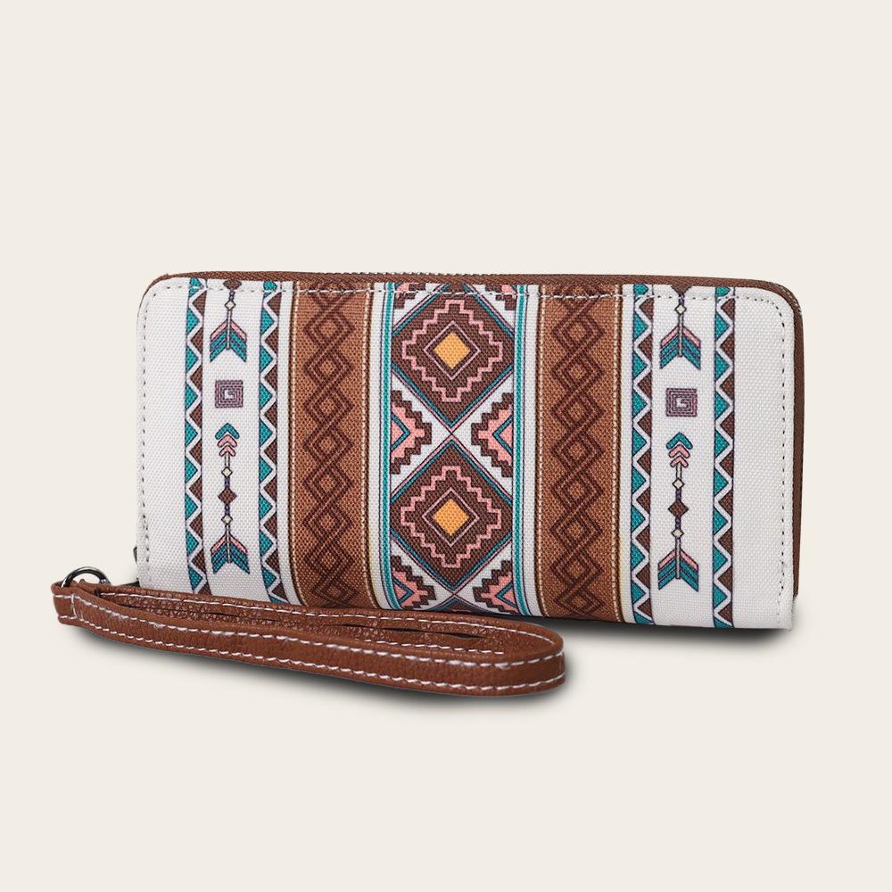 Bohemian-style, Functional, Fashionable and Retro Wallet Wrist Bag Lion Ridge
