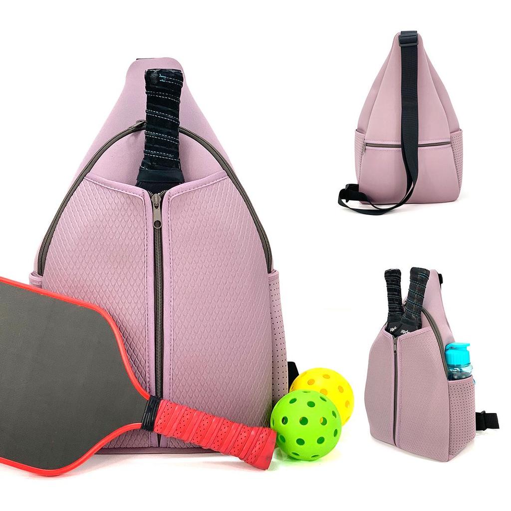 2025 Portable Sports Bag for Badminton, Tennis & Pickleball - Fits 2 Rackets, Handheld, Large-Capacity, Down Cotton