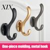 Towel Hook 1 Set Storage Multifunctional Waterproof Smooth Edge with Screws Solid Color Space Saving Handbag Hat Coat Household Supplies