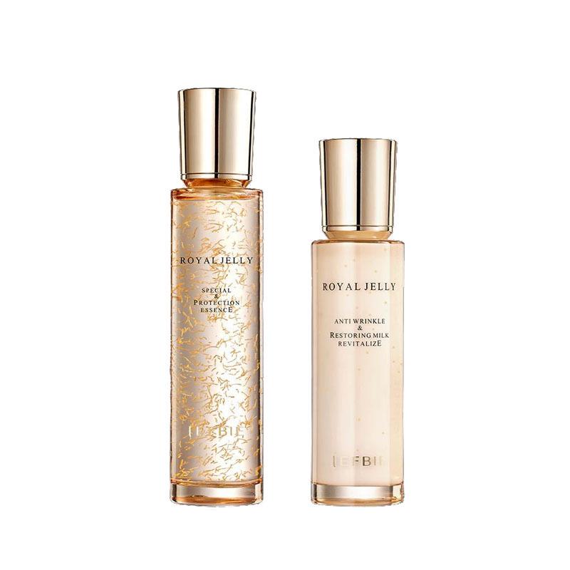 Royal Jelly Skincare Set: Golden Key Water & Lotion, Niacinamide Firming, Anti-Wrinkle, Brightening, Moisturizing.