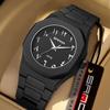 SANDA Luxury Men Quartz Watches 50M Waterproof Automatic Date Watch Man Plastic Watchband Fashion Casual Watch for Men Clock