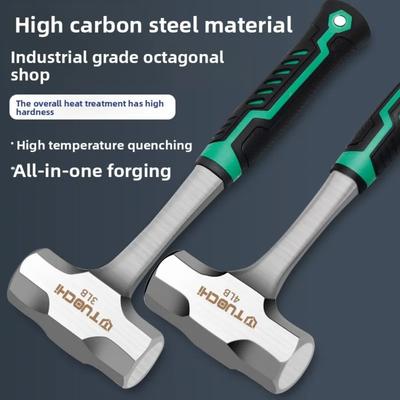 Damaly, Vorschlaghammer, Achteckhammer, Integrierter Wandabriss- und Wandeinschlag-Schwerer Maurerhammer, Hammer