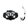 Snorkeling Mask with Action Cam Mount Dry Snorkel Set Comfortable Silicone Diving Goggle for Travel Easy Breathing