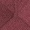 Seat Cushion Set 4 Pcs Burgundy Red 40 X 40 X 12 Cm Fabric