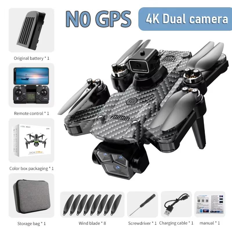 2025 New Original S196 GPS Drone 8K 5G WIFI FPV Professional HD Aerial Photography ESC Dual Camera Brushless Obstacle Avoidance Quadcopter 8000M