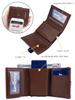European and American Style Men's BusinessTri-Fold Card Holder RFID Protection Metal Aluminum Case Automatic Pop-Up Wallet
