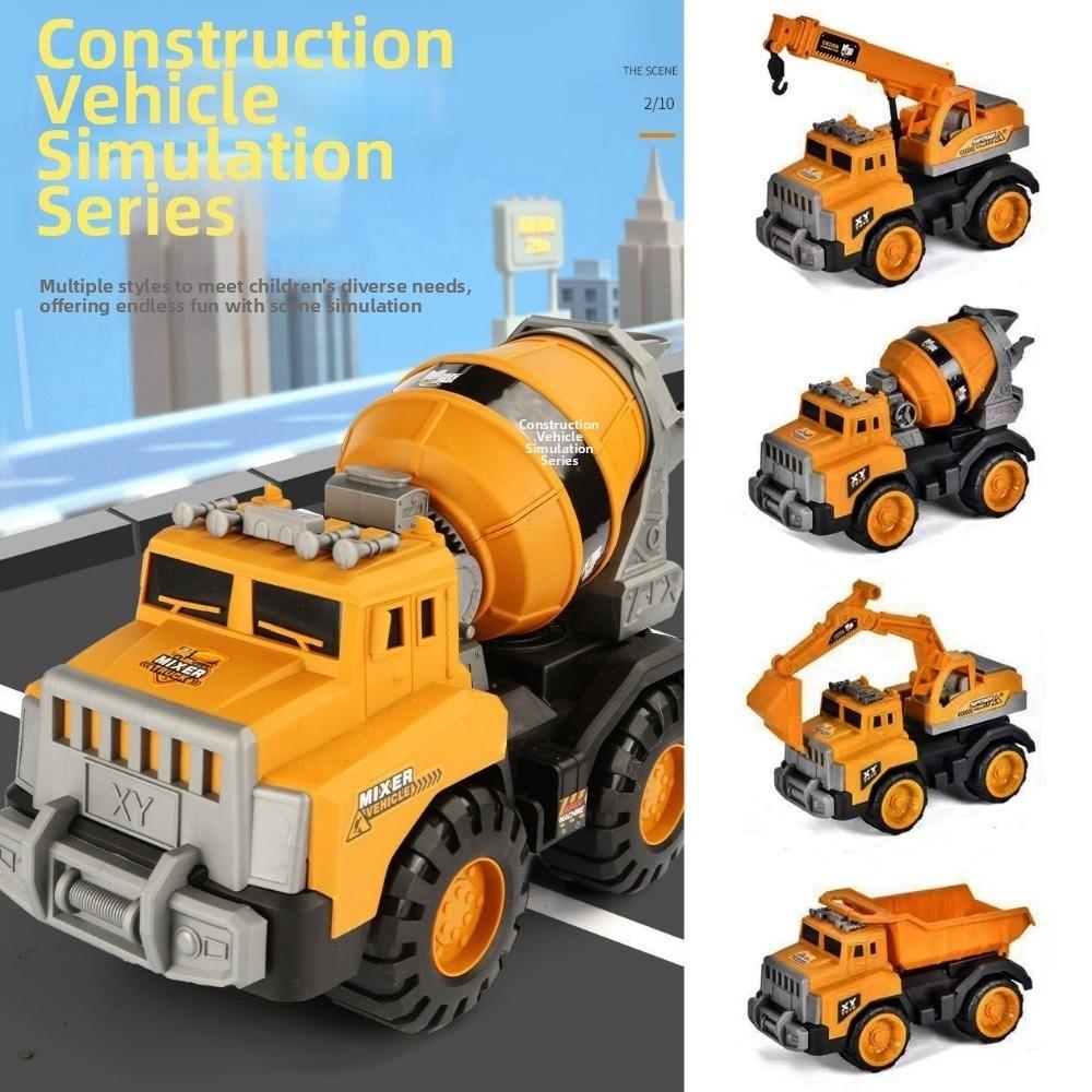 Drop Resistant Engineering Transport Vehicle Toys Plastic Simulation Diecast for Boys