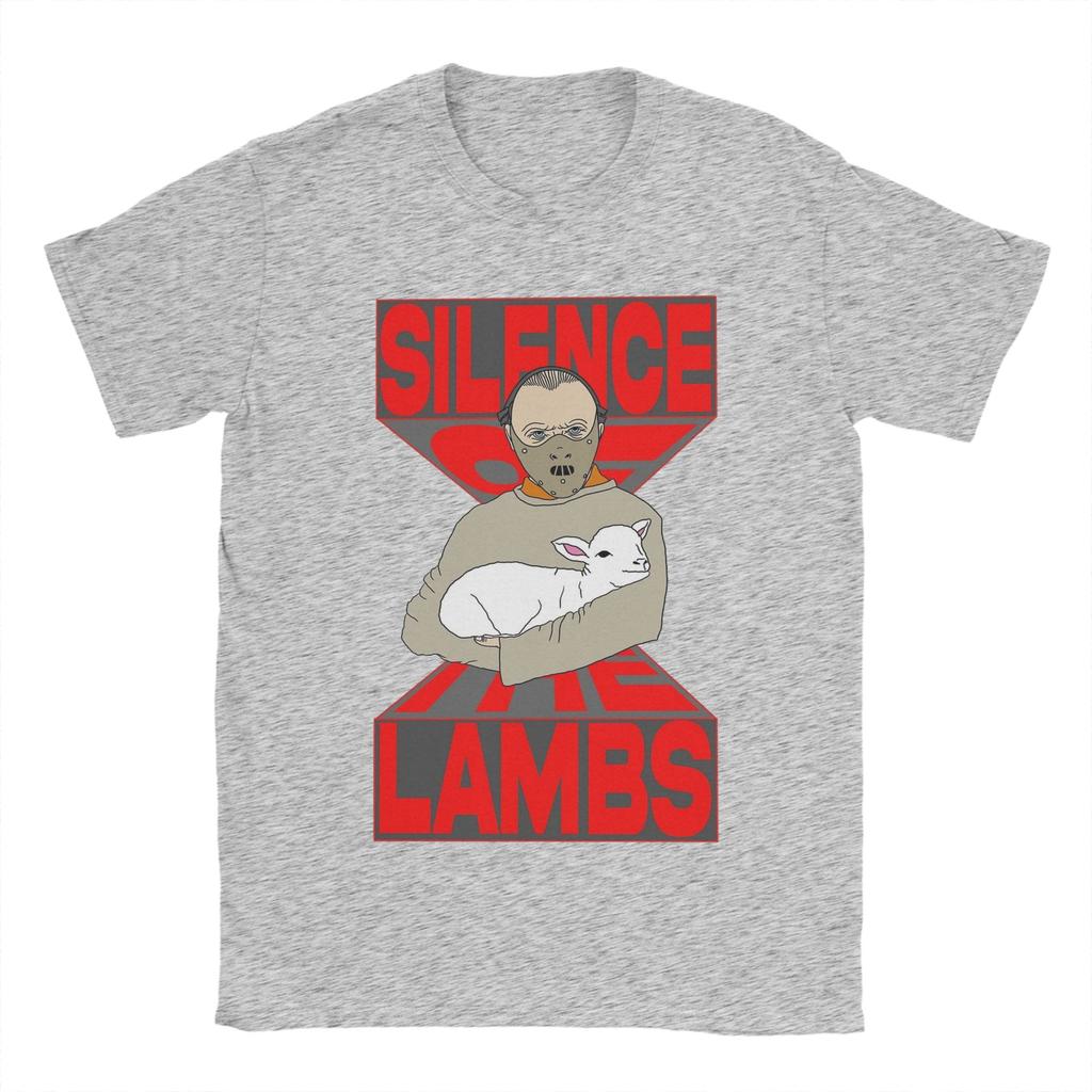 Dr Lecter The Silence of the Lambs T Shirts for Men 100 Cotton TShirts Round Neck Tees Short Sleeve Clothes Graphic Printed