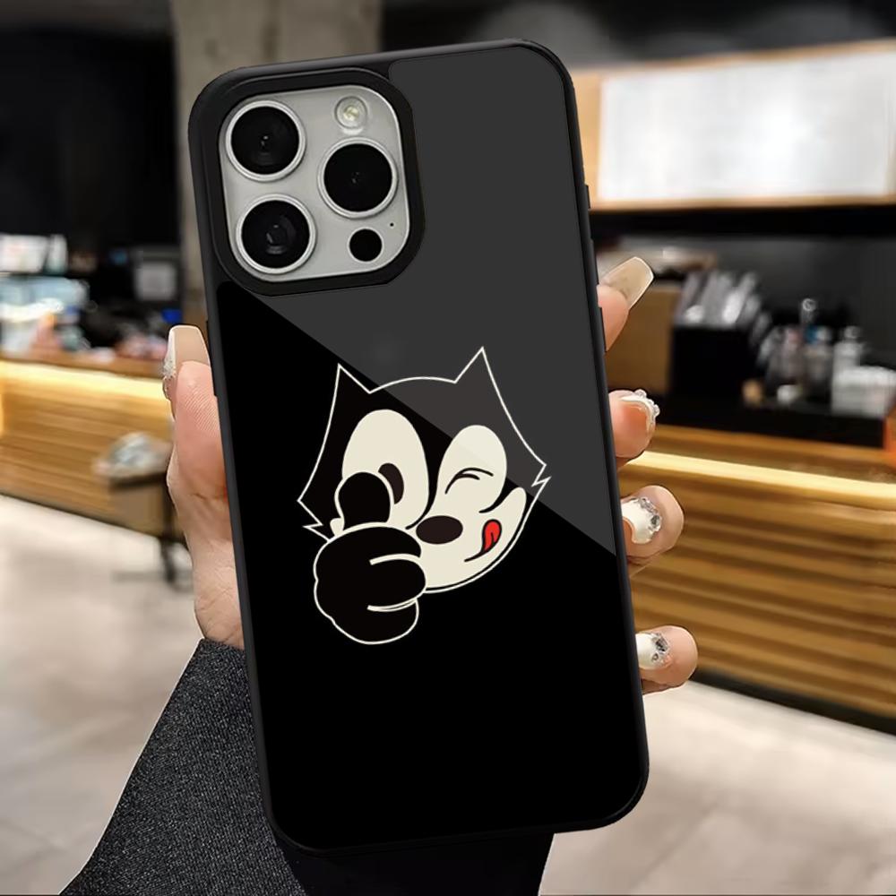 Cute F-Felix-ES The Cat Phone Case  For iPhone 16,15,14,13,12,11,Pro,Max,Plus,Mini,Magsafe,Magnetic Wireless Charging Case iPhone14pro