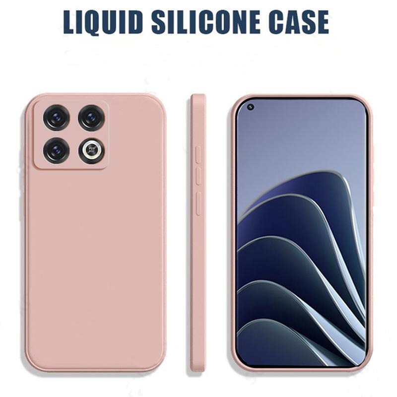 Luxury Square Liquid Silicone Phone Case For OnePlus 10 9 8 7 Pro 1+ 7T 8T 9R 9RT ACE Pro Soft Shockproof Bumper Back Cover Shell
