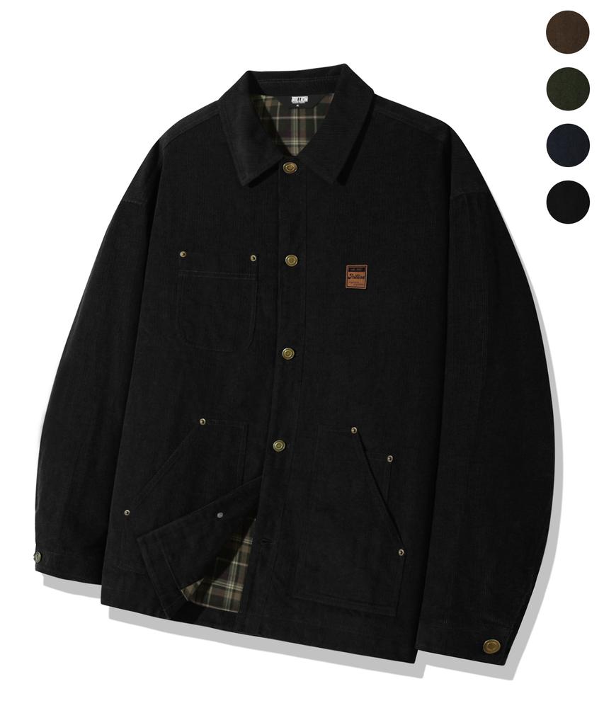 TRILLION Corduroy French Work Jacket_4Color
