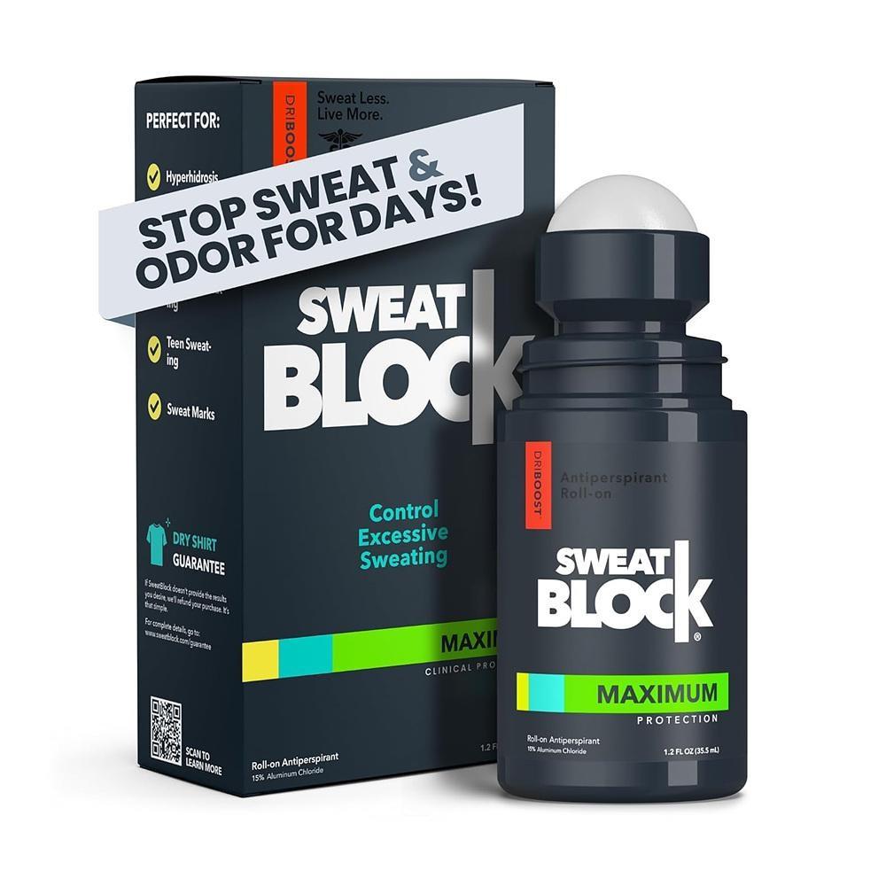SweatBlock Maximum Strength Antiperspirant Strength Roll-on