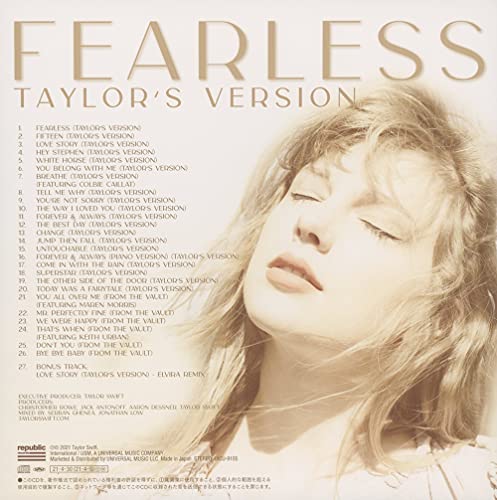 Fearless (Taylor's Version) - Deluxe Edition (Limited Edition) (2CD) (with Goods)