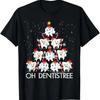 Oh Dentistree Funny Xmas Christmas Dentist Dental Assistant T Shirt