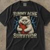 Tummy Ache Survivor Shirt, Tummy Hurts T Shirt, Tummy Ache Survivor T Shirt, Tummy Ache Survivor Raccoon, Tummy Troubles Survivor Shirt