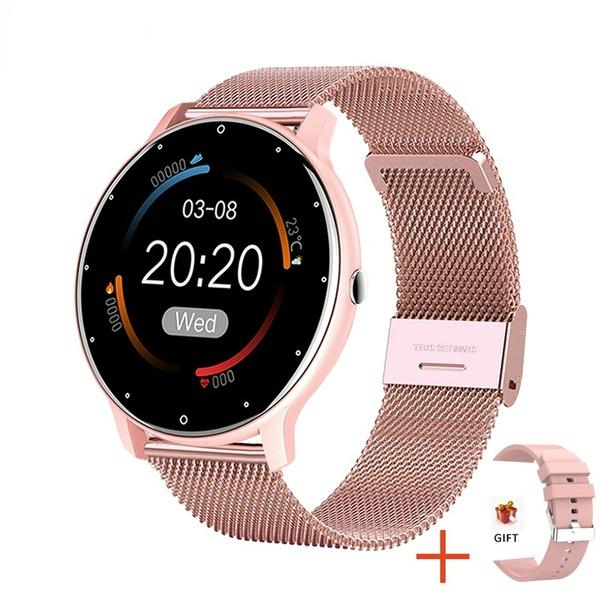 Smart Watch Ladies Full Touch Screen Sports Fitness Watch IP67 Waterproof Bluetooth For Android iOS Smart Watch