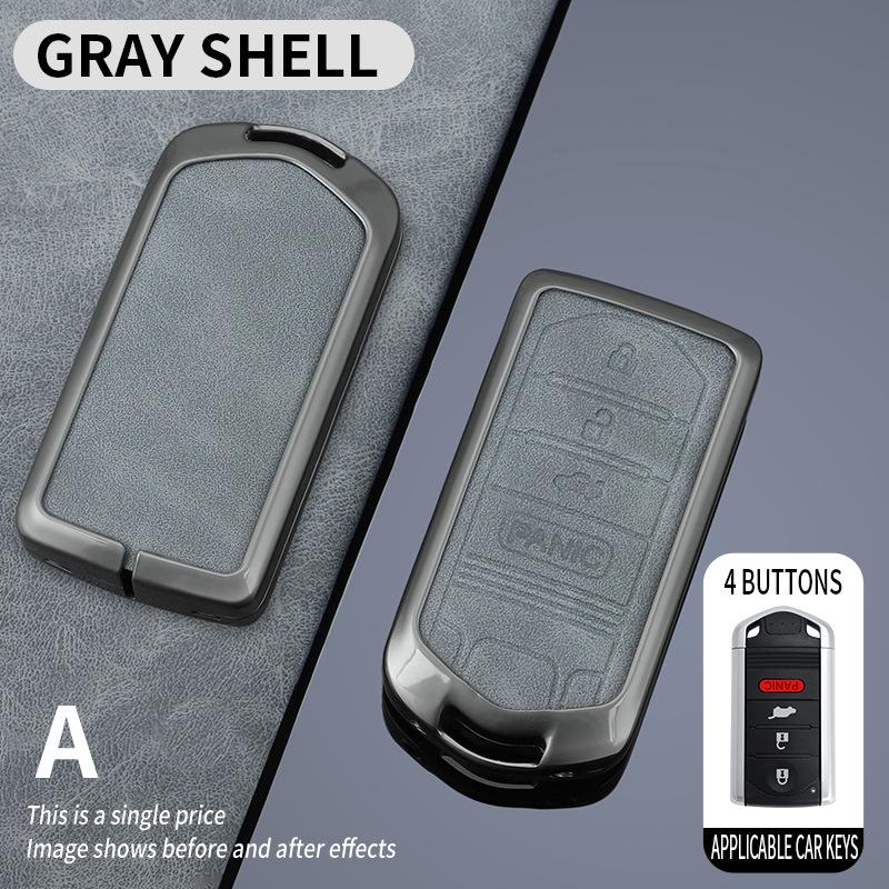 Acura MDX Men's High-End Car Key Case - Fits ZDX/ILX/RDX/CDX/RLX Models, Anti-Lost Remote Holder