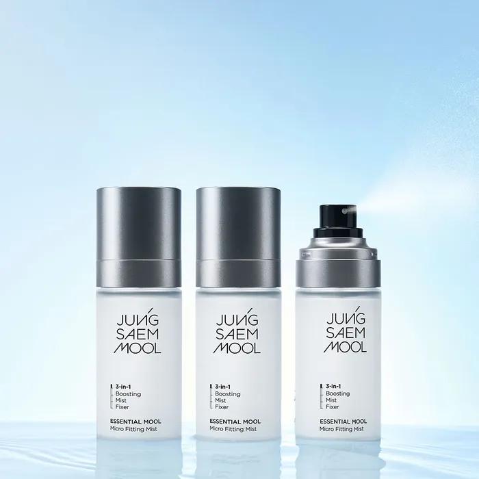 Jeong Saem Mool Essential Water Micro Fitting Mist 55ml Duo (Water Cream Light 8ml X 2 + Water Cream Light Mask 2 Sheets Free)