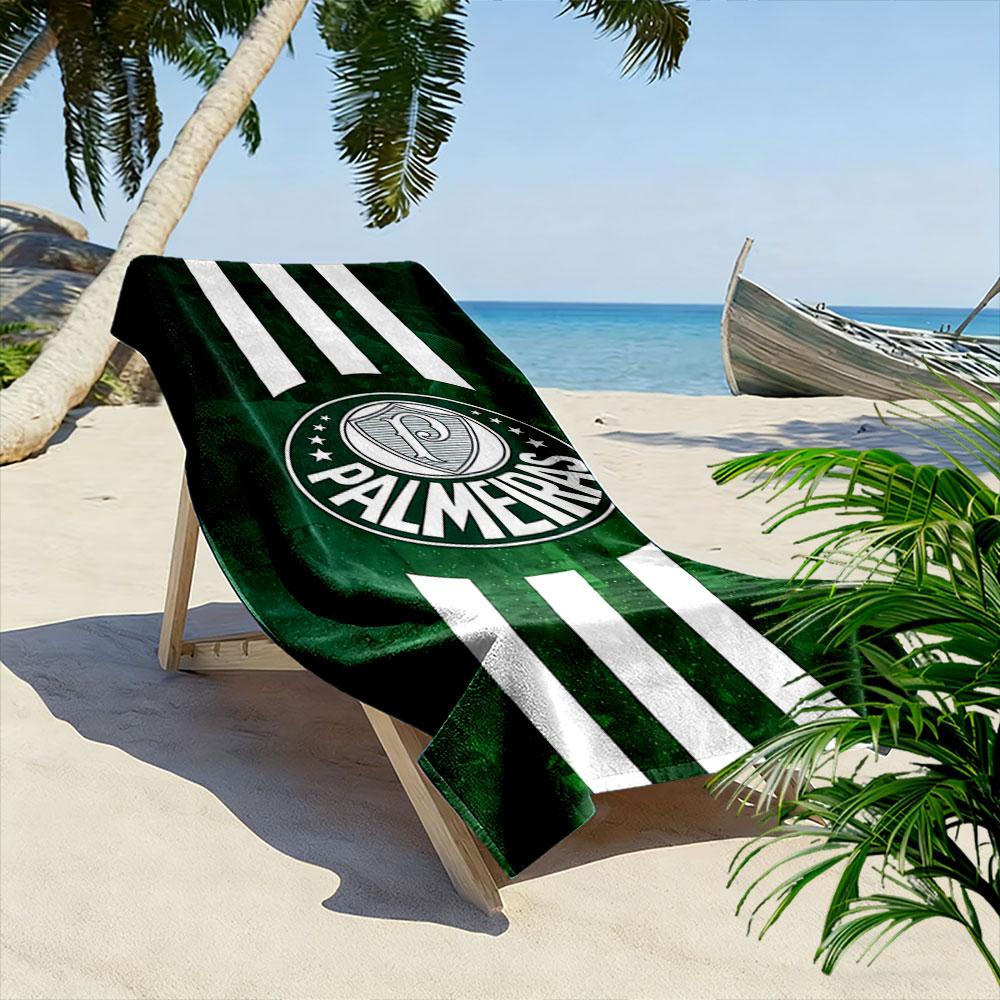 Palmeiras Logo Beach Towel A must-have beach towel for beach travel