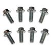 For GMC Compatible Truck Bed Mounting Hardware 8 Pack of Metal Components for Secure Installation and Enhanced Durability