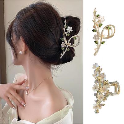 Neue Süße Metallblume Haarspange Pferdeschwanz Klammer Haarspangen Haarklammer Haarnadeln für Mädchen Haarschmuck Kopfschmuck