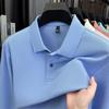 100% Pure Cotton High-quality Men's Long Sleeve Polo Shirt Autumn Fashion Simple Original Design Luxurious Golf T-shirt