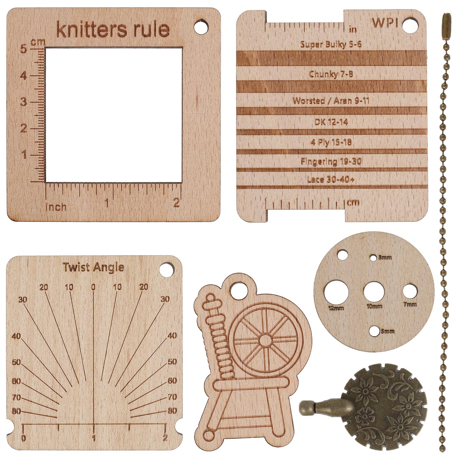 

Деревянная линейка-калибр для вязания, квадратный инструмент для вязания, деревянная контрольная карта для прядения, инструмент для вязания для прядильщиков, инструменты для измерения пряжи