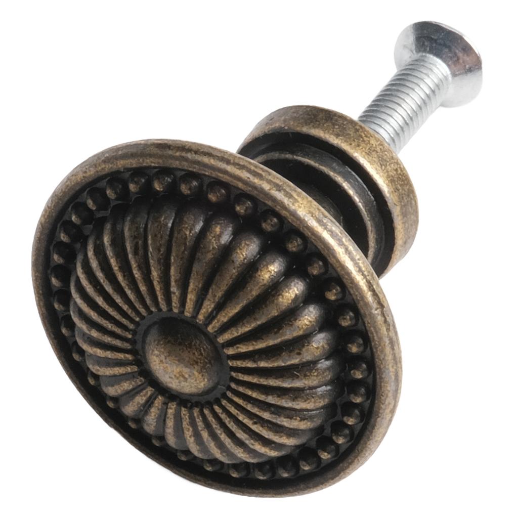 4Pcs Vintage Drawer Handle Bronze Cabinet Knob Drawer Knobs Cupboard Wardrobe Furniture Pulls Handle Wooden Box Jewelry Box Knob