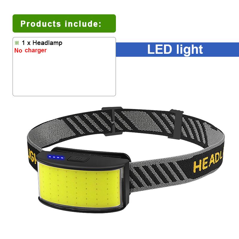 Newest LED Headlamp 18650 Outdoor Riding Lights Night Running Powerful Head Lamp Type-C Charging MINI Headlight Camping Lantern
